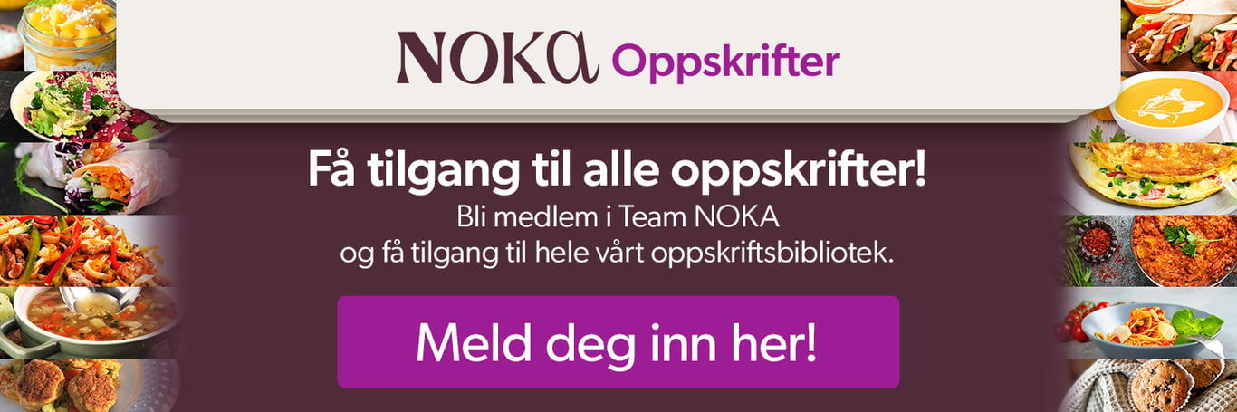 Bli medlem og få tilgang til NOKA sitt oppskriftsbibliotek